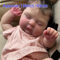 20" Realistic Reborn Baby Doll Soft Cloth Body - Pink Floral Design, Vinyl Material, Perfect for Kids Ages 3+ - Ideal for Imaginative Play & Collecting, Baby Dolls for Girls, Collectible Doll, Fantasy Theme, Detailed Craftsmanship